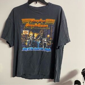Harley Davidson vintage Harley King of The Concrete Jungle 80's Shirt